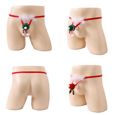 Mens Thong Christmas G-string Lingerie Underwear Briefs Underpants Sexy Xmas for sale  Shipping to South Africa