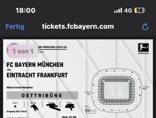 Ticket bayern eintracht gebraucht kaufen  Düsseldorf