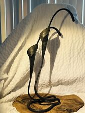 Rara escultura de lírios Calla JACK BRUBAKER feita à mão ASSINADA peça inicial, usado comprar usado  Enviando para Brazil