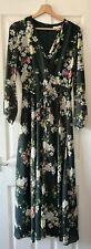 Used, POETRY GREEN FLORAL MAXI DRESS UK 10 for sale  Shipping to South Africa
