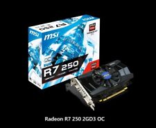 Tarjeta de gráficos MSI AMD Radion R7 250 OC 2 GB GDDR3 PCIe x8✅DVI✅HDMI✅VGA✅ segunda mano  Embacar hacia Argentina