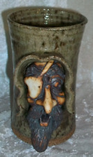 Robert Eakin Stoneware Art Pottery Vintage Signed Grotesque Pirate Tankard Mug, used for sale  Shipping to South Africa