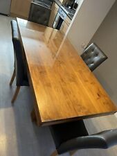 Solid oak dining for sale  REDCAR