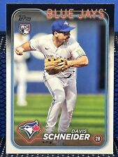 Tarjeta de novato 2024 Topps Series One DAVIS SCHNEIDER Toronto Blue Jays base 189 segunda mano  Embacar hacia Argentina