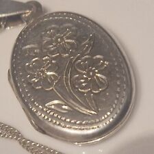 Sterling silver locket for sale  LEWES