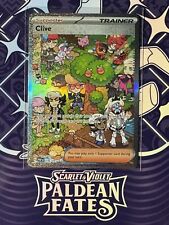 Pokemon Paldean Fates NM Clive 236/091 Special Illustration Rare for sale  Shipping to South Africa