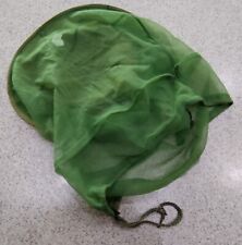 Green Mosquito Net Hat w/drawstring and Package of Green Mesh Netting,no defects for sale  Shipping to South Africa