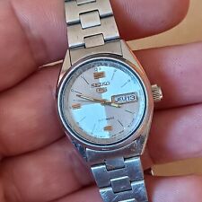 Seiko 5 Lady, ref. 2906-0610 automatic, silver dial, WORKING vintage 80 for sale  Shipping to South Africa