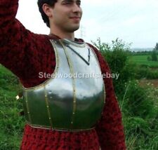 Fantasia cosplay de aço 18ga HMB medieval Churburg Cuirass cavaleiro peitoral comprar usado  Enviando para Brazil