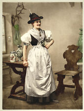 Photochrome femme costume d'occasion  Marseille VI