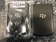 Genuine Blackberry Q10 Phone Battery Cover Carbon Fibre Case Housing Black Used for sale  Shipping to South Africa