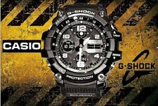 Reloj solar resistente Casio G-Shock GSG100-1A negro Mudmaster. segunda mano  Embacar hacia Argentina