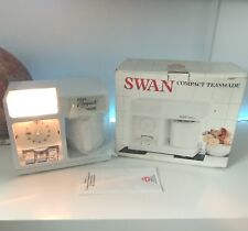 Swan Compact Teasmade 1988 Model No 10887 Boxed Fully Working Light Alarm Clock for sale  Shipping to South Africa