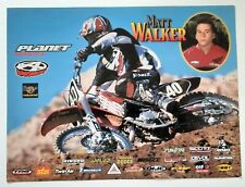 Pôster Vintage 1999 Tapete Walker Planet Honda 125cc Motocross Supercross comprar usado  Enviando para Brazil