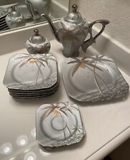 Porcelain dishes silver for sale  Norman