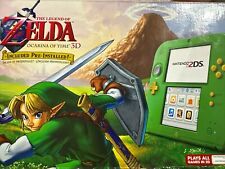 Nintendo 2DS Legend of Zelda Ocarina of Time 3D Green Console for sale  Shipping to South Africa