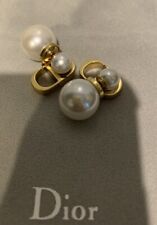 Dior pearl stud for sale  WREXHAM