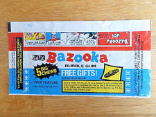 Gum wrapper bazooka for sale  STOWMARKET