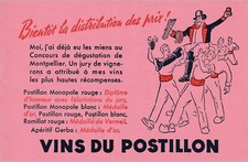 Buvard vins postillon d'occasion  Montbrison