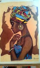Portrait femme africaine d'occasion  Villebois-Lavalette