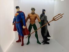 Used, DC Justice League 7" Action Figures Superman Batman Aquaman for sale  Shipping to South Africa