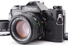 [Exc+5] Câmera SLR Preta Canon AE-1 Nova Lente FD NFD 50mm F1.4 Japão, usado comprar usado  Enviando para Brazil