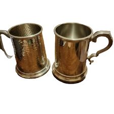 Vintage pewter tankards for sale  REDHILL