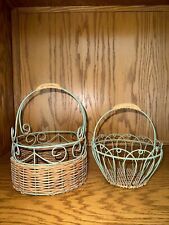 Wire wicker baskets for sale  Shipping to Ireland