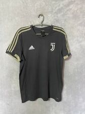 Camiseta deportiva de fútbol americano de entrenamiento de la Juventus negra Adidas algodón para hombre talla L segunda mano  Embacar hacia Argentina