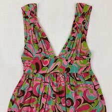 VESTIDO Original MILLY de Nueva York Importado Tela Floral Tejida Italiana Talla M, usado segunda mano  Embacar hacia Argentina