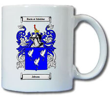 JEBSON COAT OF ARMS COFFEE MUG, used for sale  Shipping to South Africa