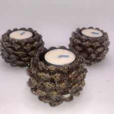 Rustic pinecone tealights for sale  Scottsville