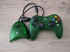 Controlador de ataque inalámbrico Logitech Microsoft Xbox (verde) con receptor probado segunda mano  Embacar hacia Argentina