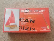 International Mirror Dinghy 1/12 Scale Sailing Boat Model Kit on Stand for sale  KILMARNOCK