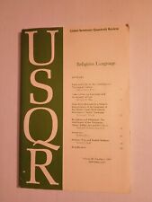 Artículos en lenguaje religioso de USQR, Vol 40 #3, 1985, libro de bolsillo, muy bueno  segunda mano  Embacar hacia Mexico