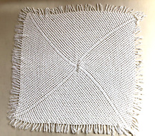 Handmade crochet white for sale  CHATHAM