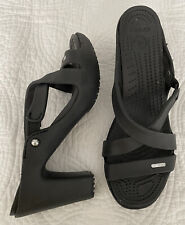 Crocs black strappy for sale  Schwenksville