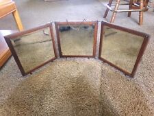 mirror wood hanging solid for sale  Golden