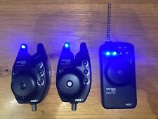 Fox Rx Digital Bite Alarms Blue X2 With Reciever Carp Fishing  for sale  Shipping to South Africa