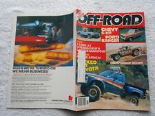 Revista OFF-ROAD-NOVEMBRO, 1981-CHEVY S-10!--FORD RANGER comprar usado  Enviando para Brazil