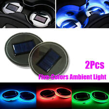 2 peças almofada de copo LED acessórios de carro capa de luz decoração de interiores luzes de 5 cores comprar usado  Enviando para Brazil