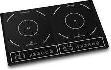 Cooktop de indução portátil duplo 1800W, balcão queimador de indução de compartilhamento de energia, usado comprar usado  Enviando para Brazil