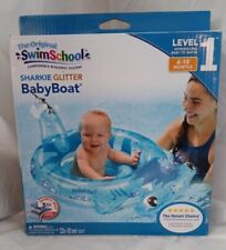 Sharkie Glitter Nivel 1 Baby Boat Inflable Piscina Flotante 6-18 meses 3 capas Seguridad segunda mano  Embacar hacia Argentina