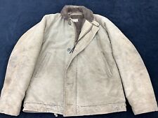 WWII WW2 US NAVY USN N1 Deck Jacket Sz 40 Alpaca Stencil Work Coat Rare 40s for sale  Roanoke
