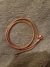 Usado, Collar de cadena de serpiente Pandora Moments oro rosa 50 cm segunda mano  Embacar hacia Argentina