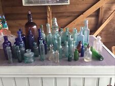 Glass medicine bottles for sale  LEIGH