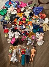 Vintage Mattel Barbie Ken Dolls Clothes Lot Clothing 1960s 1970s 1980s 1990s Mix, used for sale  Shipping to South Africa
