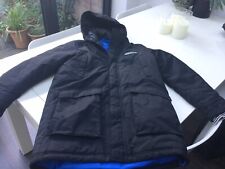 Adidas black coat for sale  OTLEY