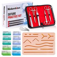 Kit completo de práctica de sutura Medararchitect (30 piezas) para sutura de estudiante de medicina segunda mano  Embacar hacia Argentina