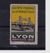 Lyon 1926 erinnofilo usato  Roma
